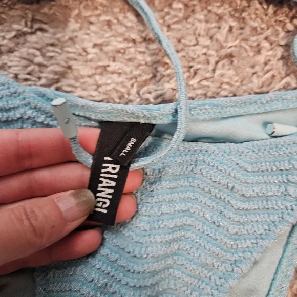 Triangl Swimwear Blue Bikini - Picture 2 of 3